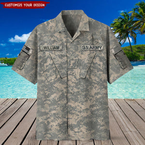 Premium Personalized US Veterans Hawaii Shirt