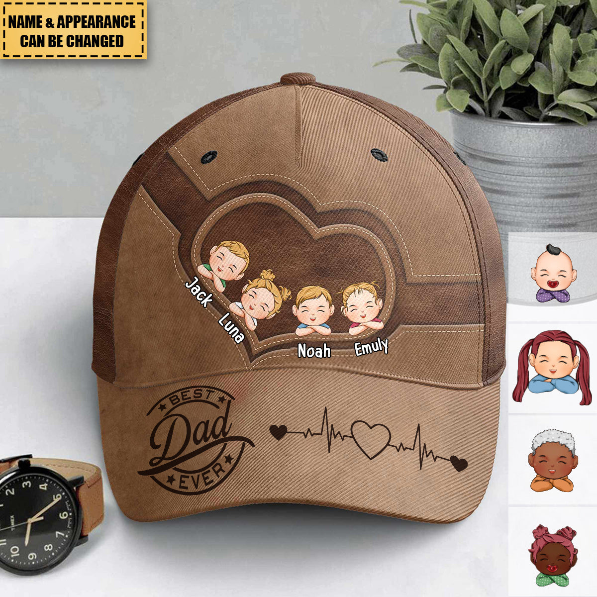 Best Dad Ever - Personalized Classic Cap