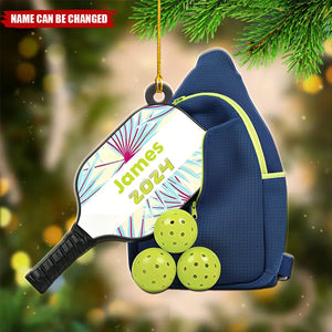 Personalized Pickleball Christmas Ornament -Gift for Pickleball Lovers