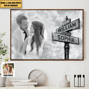 Custom Photo I Need You Because I Love You - Couple Personalized Custom Horizontal Poster