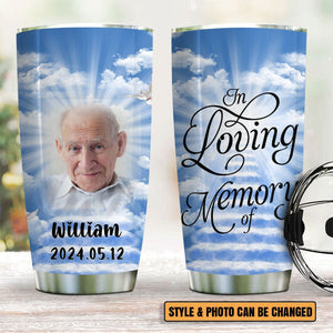 Loving Memories Custom Photo Personalized Tumbler Cup