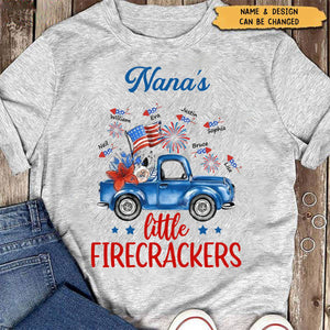 Grandma's Little Firecrackers - Personalized T-Shirt