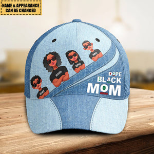 Dope Black Dad - Personalized Classic Cap