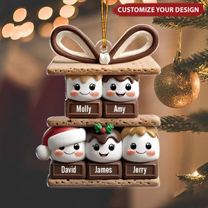 Christmas Is Best With Those You Love - Family Personalized Custom Ornament