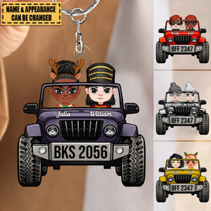 Off-road Car Keychain , Gift For Couples, Husband, Wife, Friends