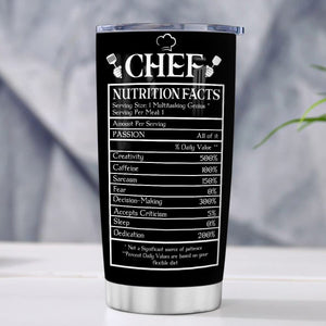 Personalized Chef Gifts For Women Men Chef Tumbler