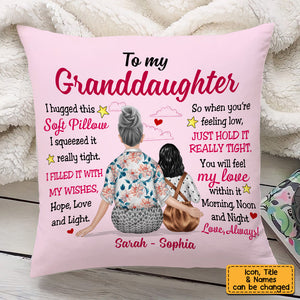 Granddaughter Hug This Pillow