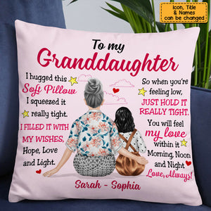 Granddaughter Hug This Pillow