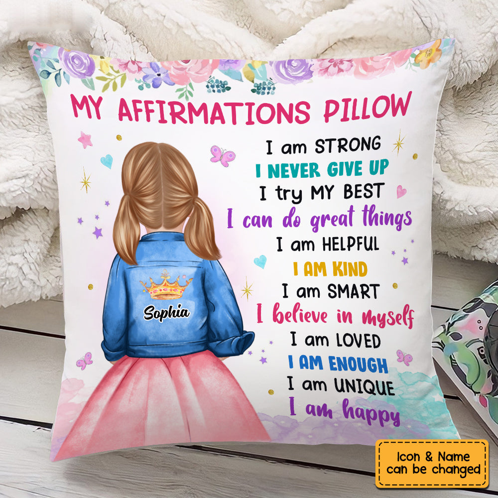 Personalized Daily Affirmation Gift For Granddaughter I am