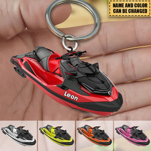 Personalized Watercraft Boat Acrylic Keychain