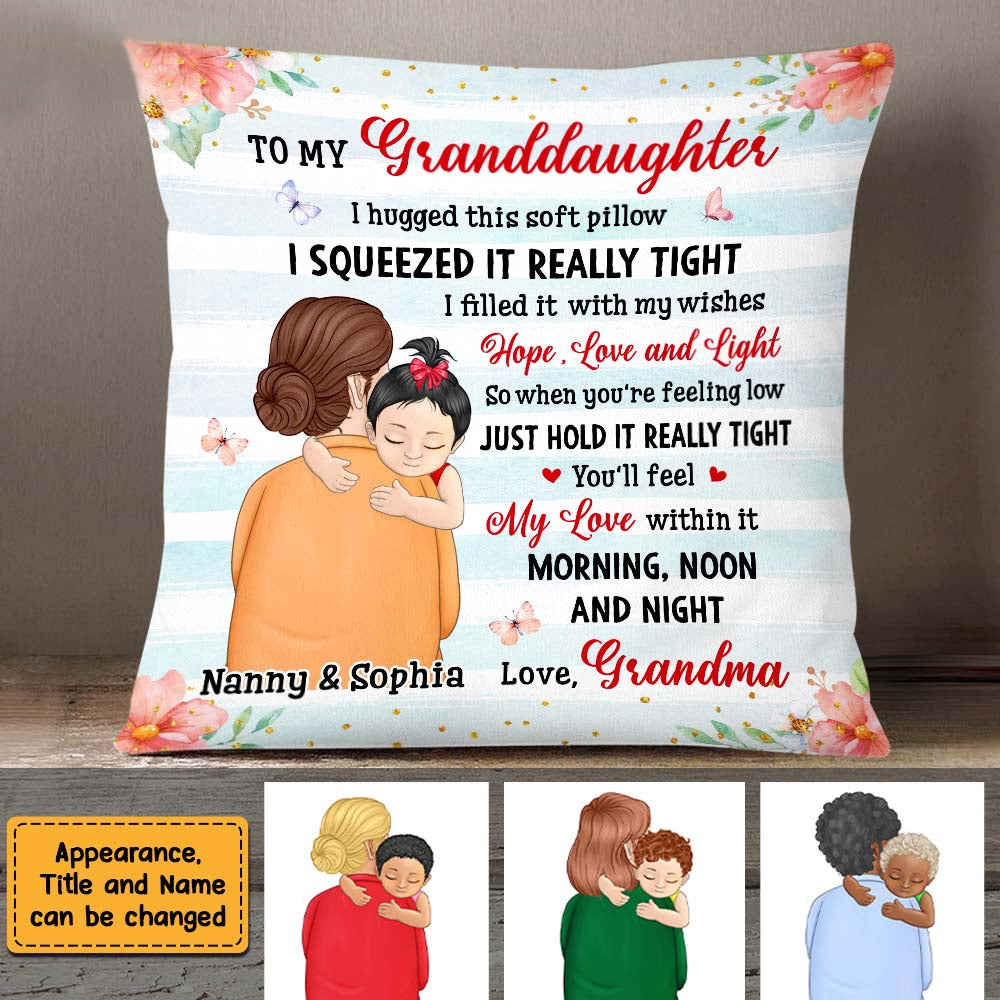 Granddaughter Hug This Pillow