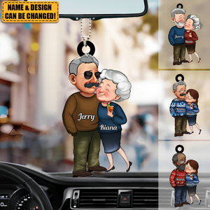 Grow Old With Me The Best Is Yet To Be - Personalized Acrylic Car Ornament