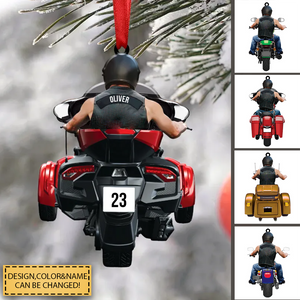 Motorbike Lovers - Personalized Christmas Ornament Gift for Biker