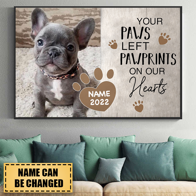 PERSONALIZED PET MEMORIAL POSTER DOG MOM/DOG DAD PHOTO GIFT