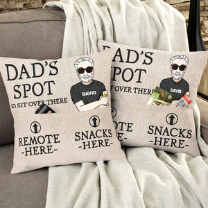 Dad's Spot - Personalized Pocket Pillow