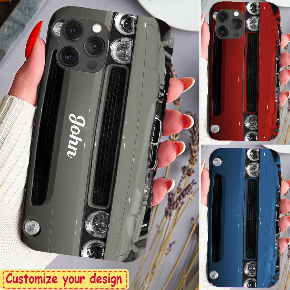 Custom Personalized Muscle Car Phone Case