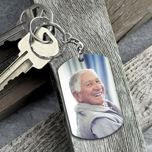 I Will Carry You With Me Til' I See You Again - Personalized Keychain - Loving, Memorial Gift For Family With Lost Ones