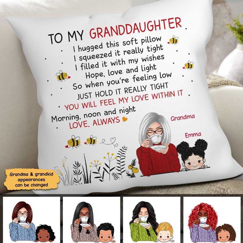 To my granddaughter outlet pillowcase