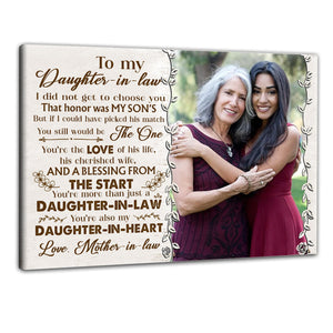 You're The Love Of His Life-Gifts For Daughter In Law-Personalized Poster
