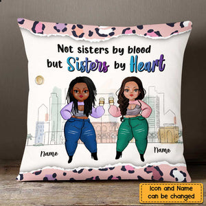 Friends Life With Sisters Pillow